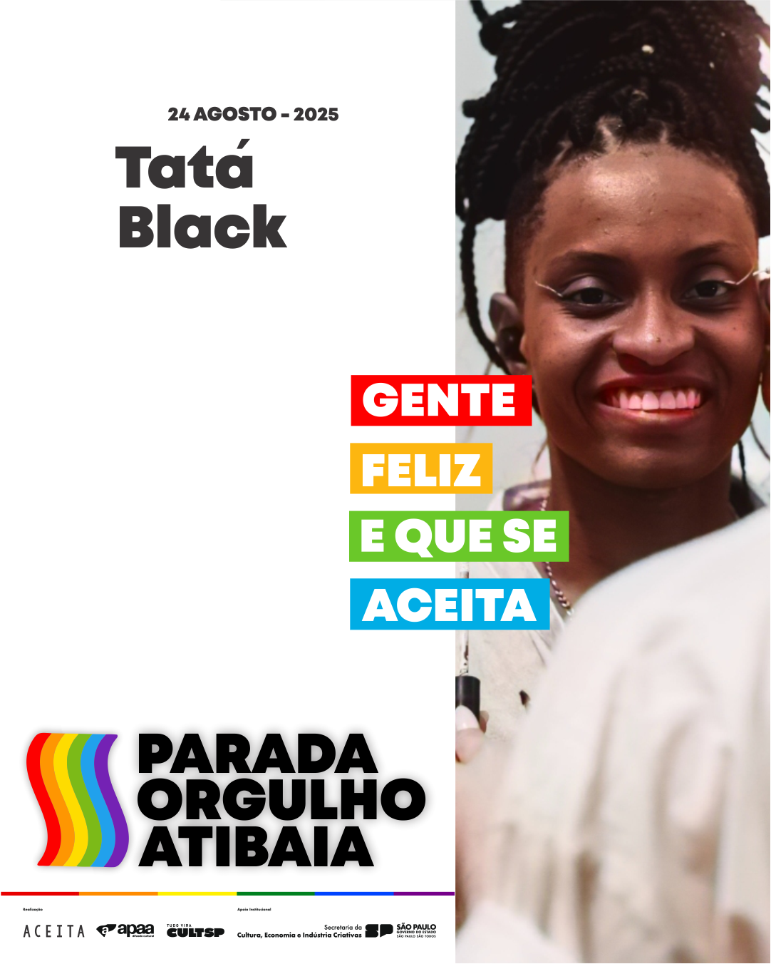Festa Aceita apresenta Parada do Orgulho LGBT de Atibaia 