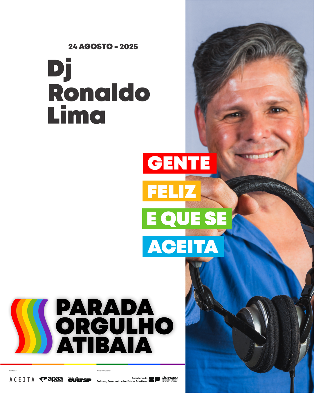 Festa Aceita apresenta Parada do Orgulho LGBT de Atibaia 